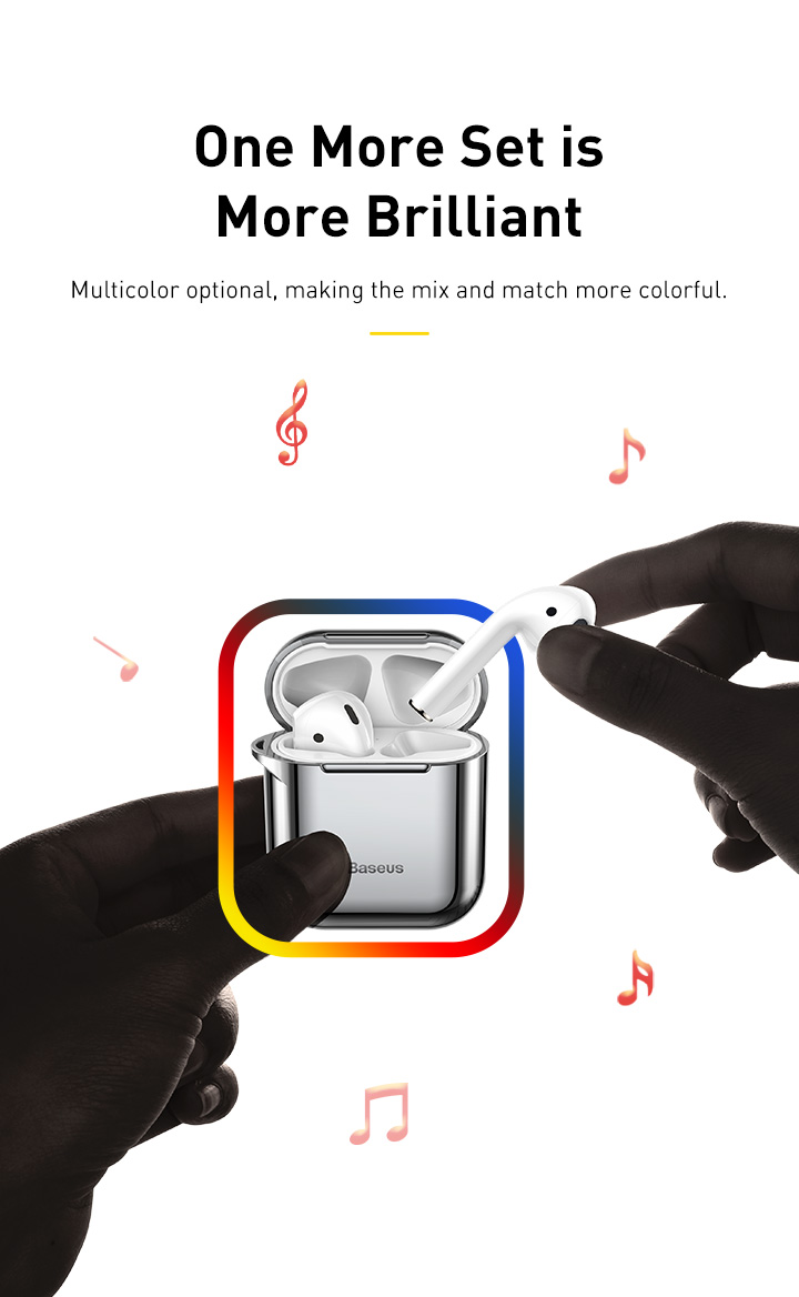 Bao Silicone chống trầy xước, có móc khoá dùng cho Airpods 15 100300279D-5