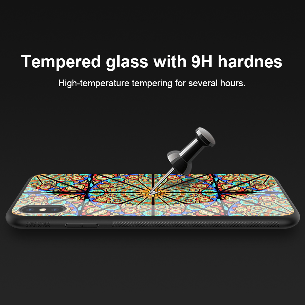 Nillkin Brilliance Case Per Iphone XS / Custodia Ibrida in Vetro Temperata TPU X da 5,8 Pollici