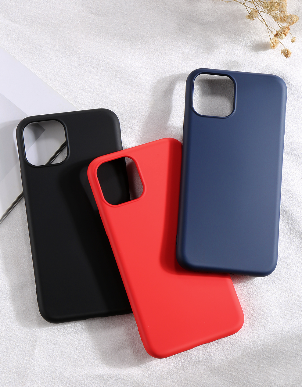 Silicone de Silicone de Silicone de Silicone de Temps x Shell Couvrant Shell Pour Iphone 11 6.1 Pouces (2019) - Rouge