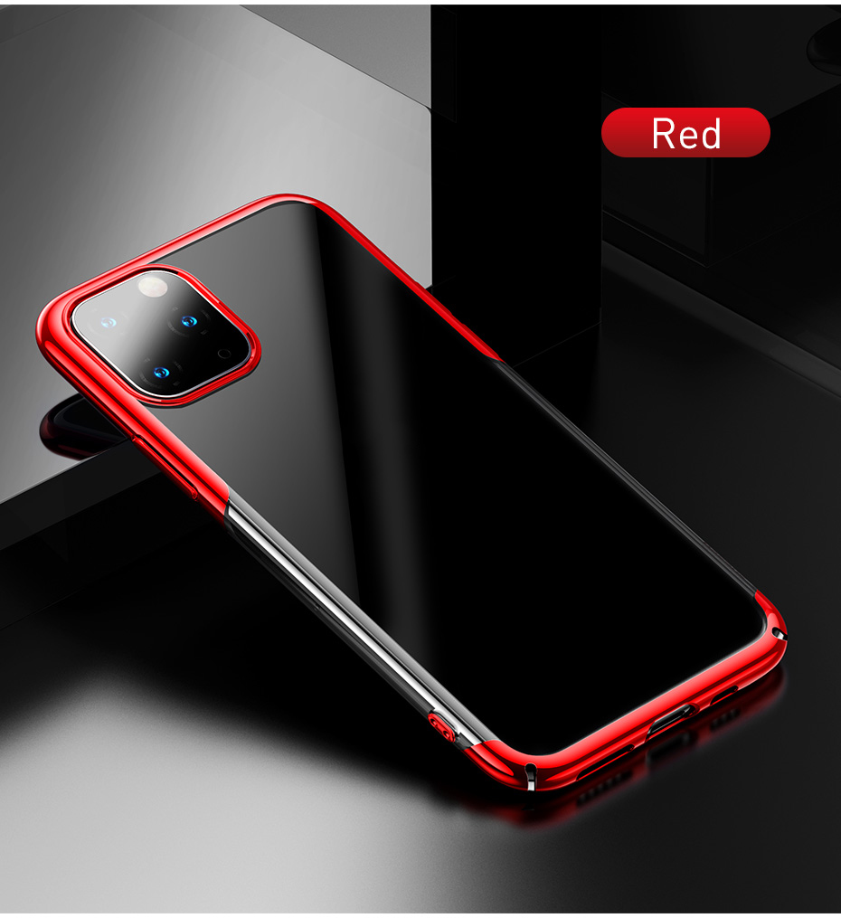 Serie di Glitter Baseus Ploting PC Hard PC Custodia Protettiva Per Iphone 11 6,1 Pollici (2019) - Nero