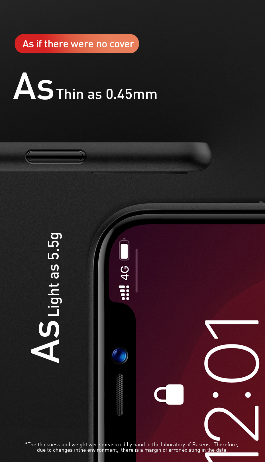 Baseus Ultra Thin Matte Case Для Iphone 11 6,1 Дюйма (2019) - Белый