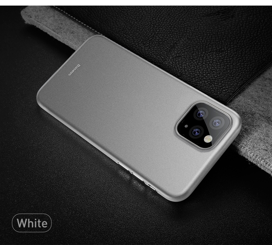 Baseus Ultra Shin Matte PP Case Per Iphone 11 6,1 Pollici (2019) - Bianca