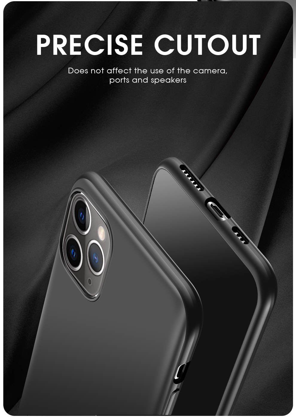 Shell de Telefone Macio de TPU Macio de Nível x Para Iphone 11 Pro Max 6,5 Polegadas (2019) - Rosa