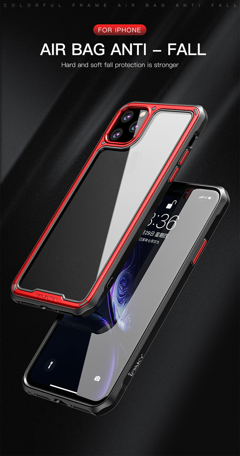 Copertina Per Telefono TPU Series Mu Feng Ipaky Per Apple Iphone 11 Pro 5,8 Pollici - Nero