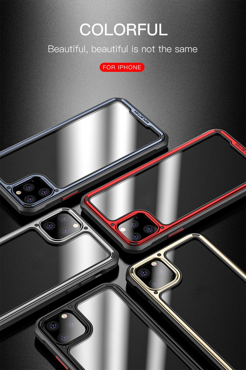 Copertina Per Telefono TPU Series Mu Feng Ipaky Per Apple Iphone 11 Pro 5,8 Pollici - Nero