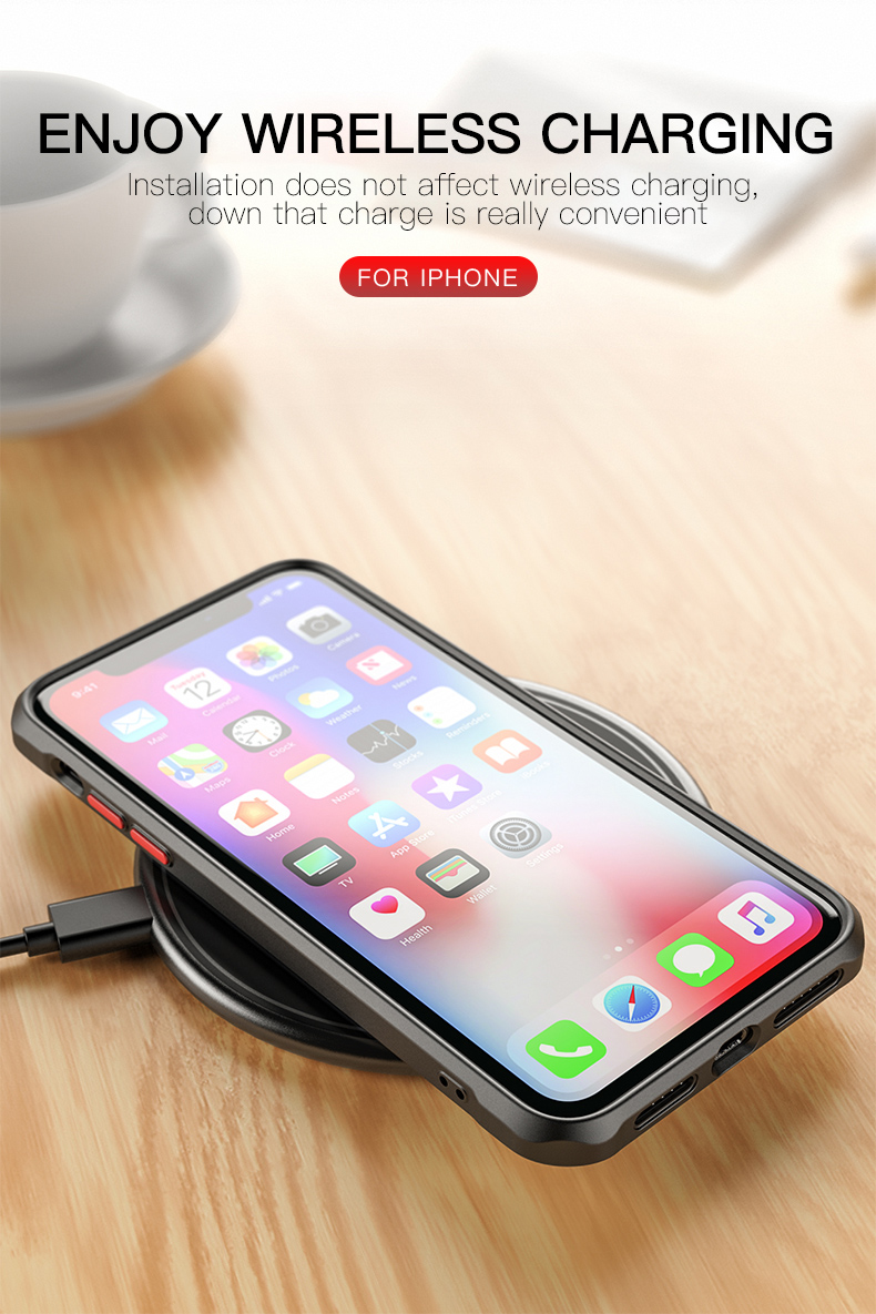 Copertina Per Telefono TPU Series Mu Feng Ipaky Per Apple Iphone 11 Pro 5,8 Pollici - Nero