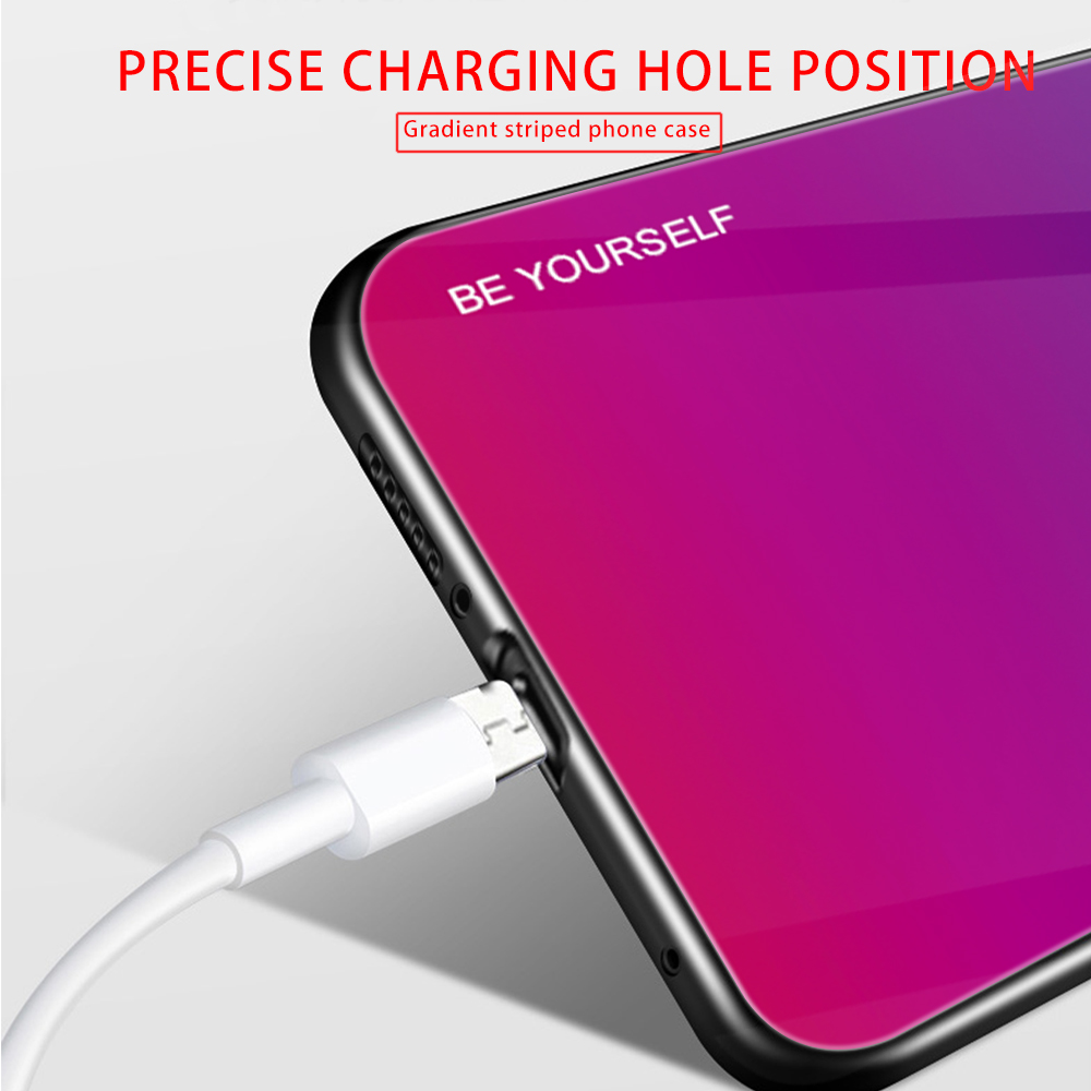 Wholesale Gradient Color Glass TPU Shell For IPhone 11 Pro 5 8 Inch