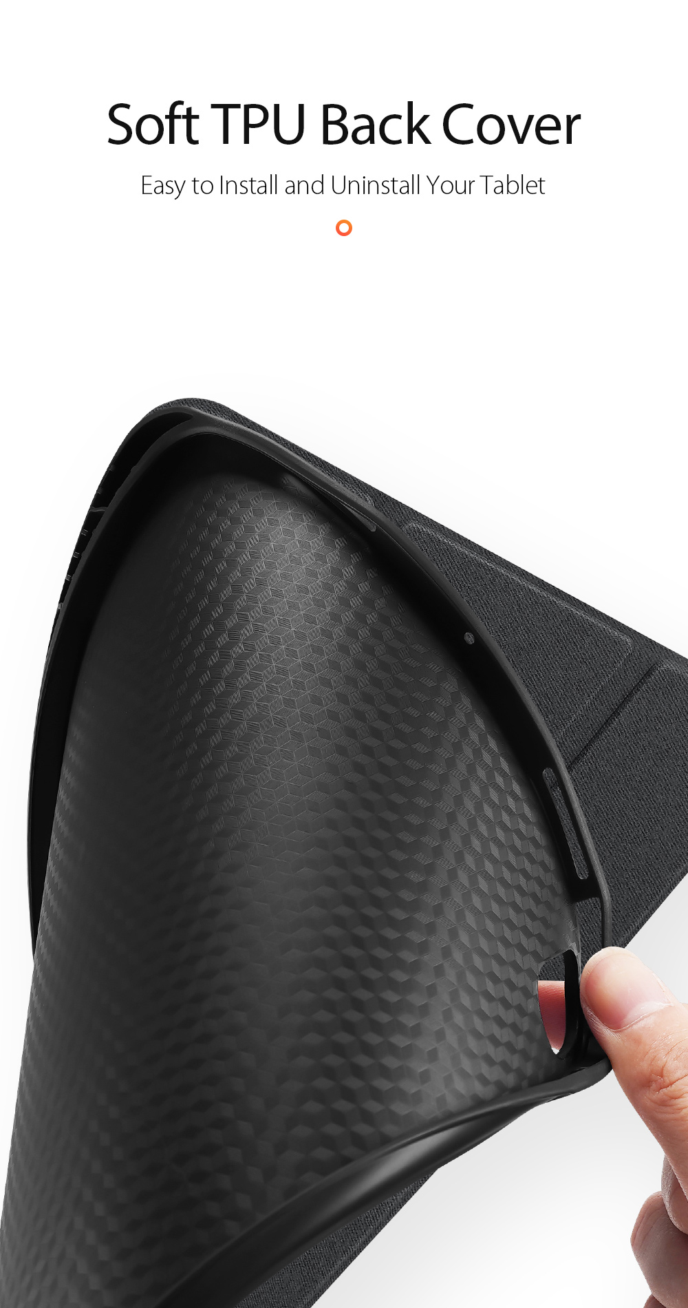 Dux Ducis Domo Tri-fold Stand PU Leder Smart Auto Wake/Sleep Tablet Shell Deckung Mit Stifthalter-unterstützung Magnetabsorbiertes Laden Für Ipad Air (2020)/luft (2022) - Schwarz