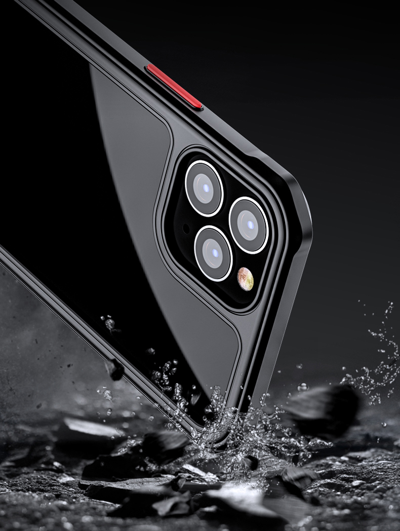 Case PC + TPU Résistant à Drop [découpe Précise] Pour Iphone 12 Mini - le Noir