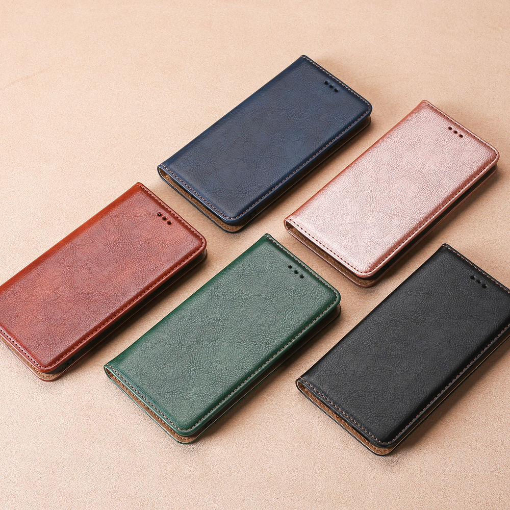 Multiple Colors Magnetic Leather Phone Cover Case for iPhone 12 Pro Max - Black-22