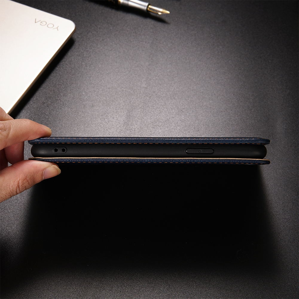 Multiple Colors Magnetic Leather Phone Cover Case for iPhone 12 Pro Max - Black-34
