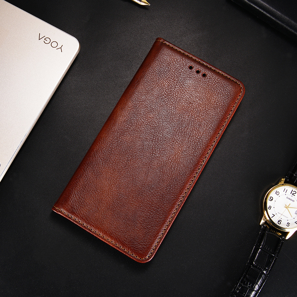 Multiple Colors Magnetic Leather Phone Cover Case for iPhone 12 Pro Max - Black-47
