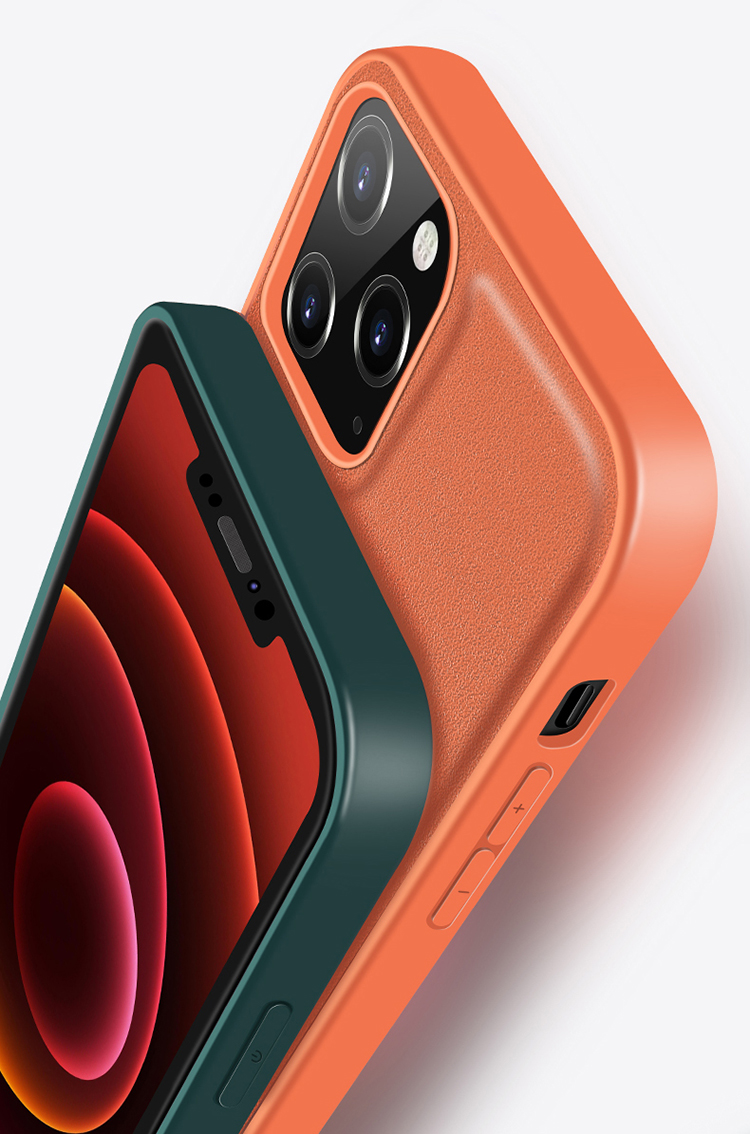 Mutural Yalan -serie PU Leder+tpu -telefonhülle Mit Magnetkartenhalter Für Iphone 12 Pro Max - Schwarz