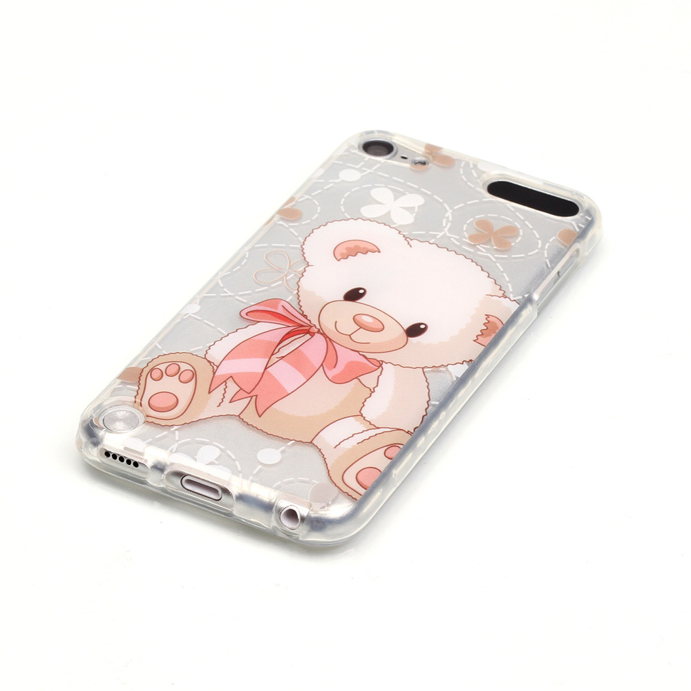 Soft IMD TPU Shell Case for iPod Touch (2019) / Touch 6 / Touch 5 - Cute Bear-2