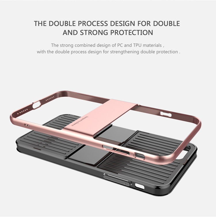 BASEUS Travel Suitcase Style Hybrid TPU + PC Phone Case for iPhone 7