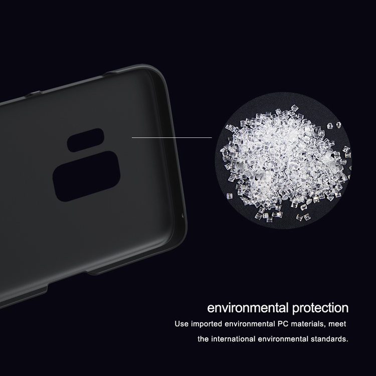 Nillkin Super Frosted Shield Hard PC Back Back Pour Samsung Galaxy S9 - le Noir