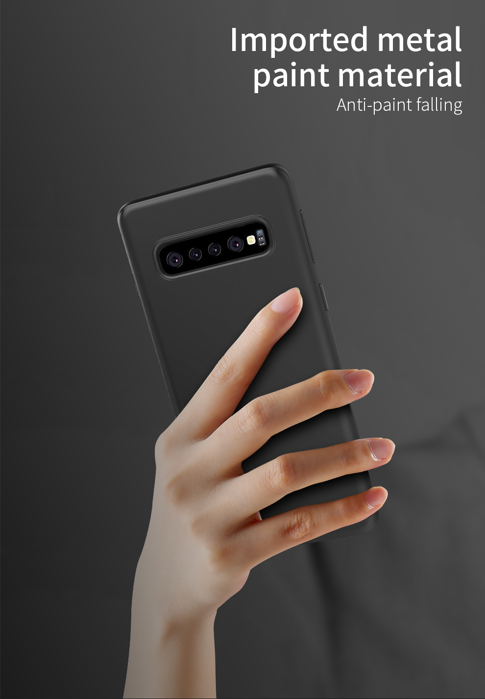 Case TPU Esbelto Ultra de Nivel x Para Samsung Galaxy S10 - Negro