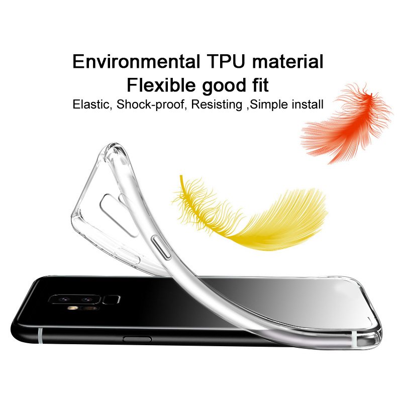 Couverture de Cas de Téléphone TPU IMAK UX-5 Série TPU Pour Samsung Galaxy A10e - Transparent