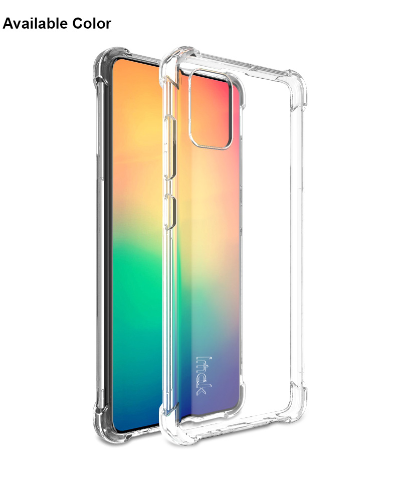 IMAK Couvercle TPU à Airbag Airbag IMAK + Film Pour Samsung Galaxy A51 - Transparent