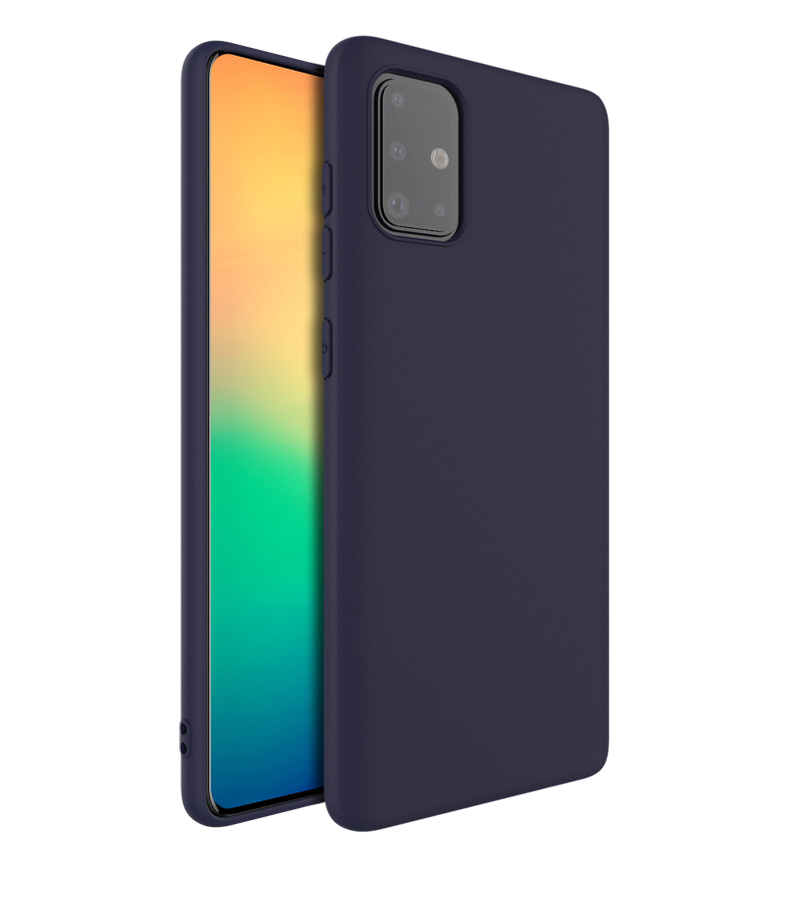 IMAK Uc-1-serie Frosting Tpu-telefonschale Für Samsung Galaxy A51 - Schwarz