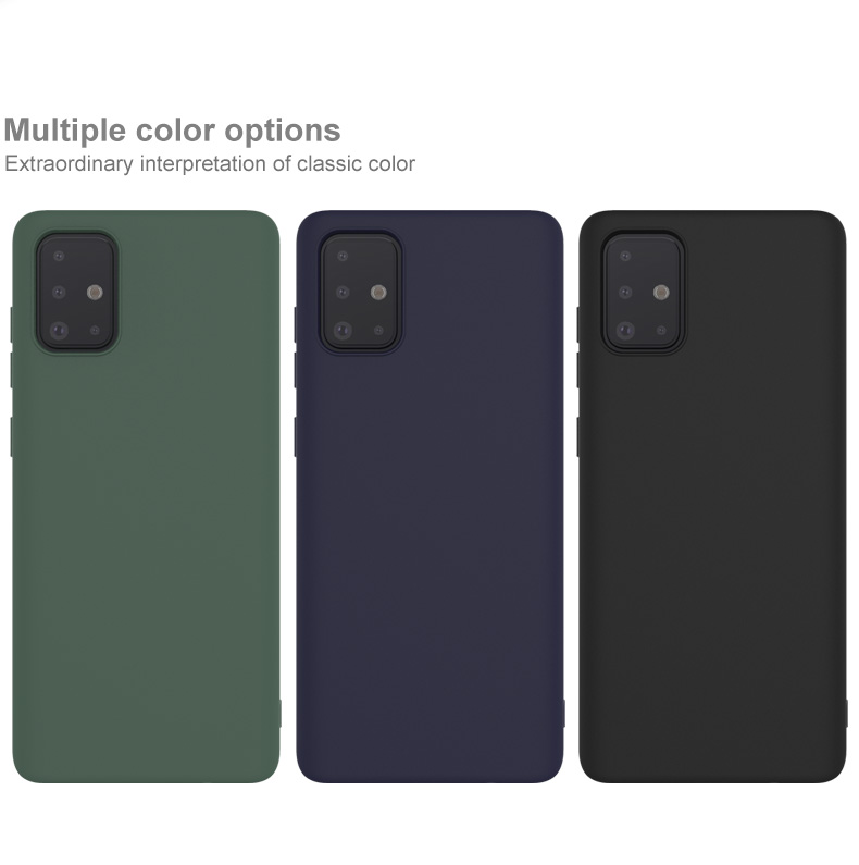 Shell di Telefono TPU Serie UC-1 IMAK Per Samsung Galaxy A51 - Nero