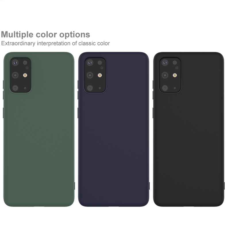 Imak UC-1 Серии Глазурь TPU Cople Cover Cover Для Samsung Galaxy S20 Plus / S20 Плюс 5G - Черный