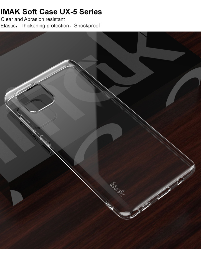 IMAK Soft Case Ux-5-serie Clear TPU Mobile Cover Für Samsung Galaxy A81/Note 10 Lite/M60S