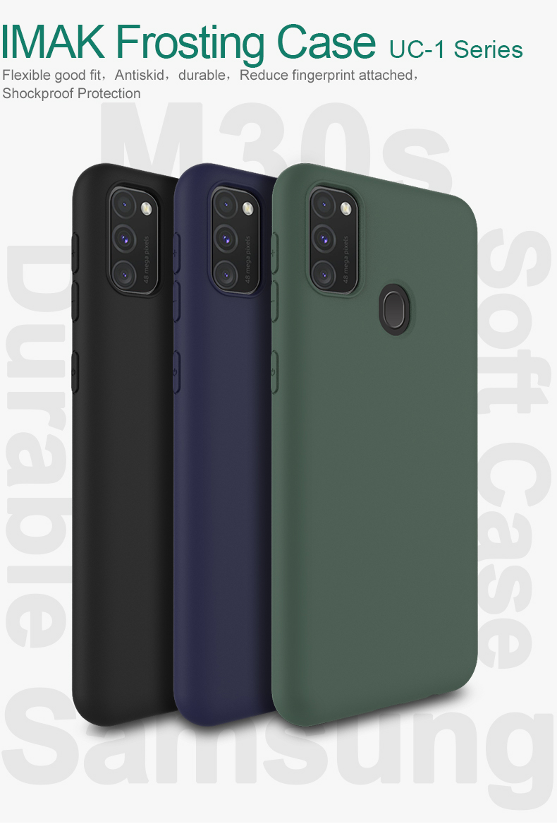 Custodia Morbida Serie UC-1 IMAK TPU Per Samsung Galaxy M30s / M21 - Verde