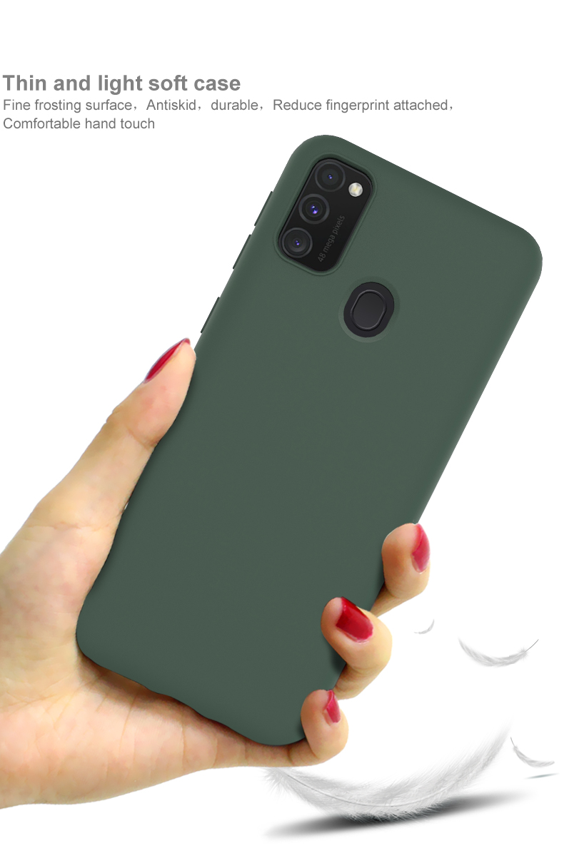 Custodia Morbida Serie UC-1 IMAK TPU Per Samsung Galaxy M30s / M21 - Verde