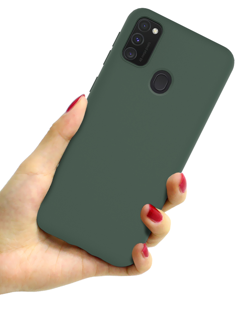 Custodia Morbida Serie UC-1 IMAK TPU Per Samsung Galaxy M30s / M21 - Verde