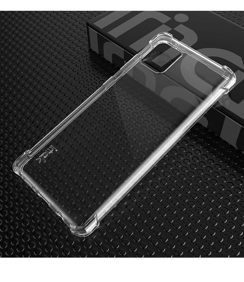 Étui TPU Doux Résistant Aux Chocs Pour Les Chocs Pour Samsung Galaxy A81 / Note 10 Lite / M60s - Transparent