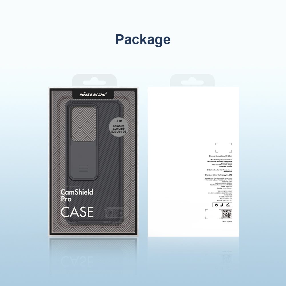 NILLKIN CAMSHILD PRO Series Case Для Samsung Galaxy S20 Ultra / S20 Ultra 5G Слайд Камеры