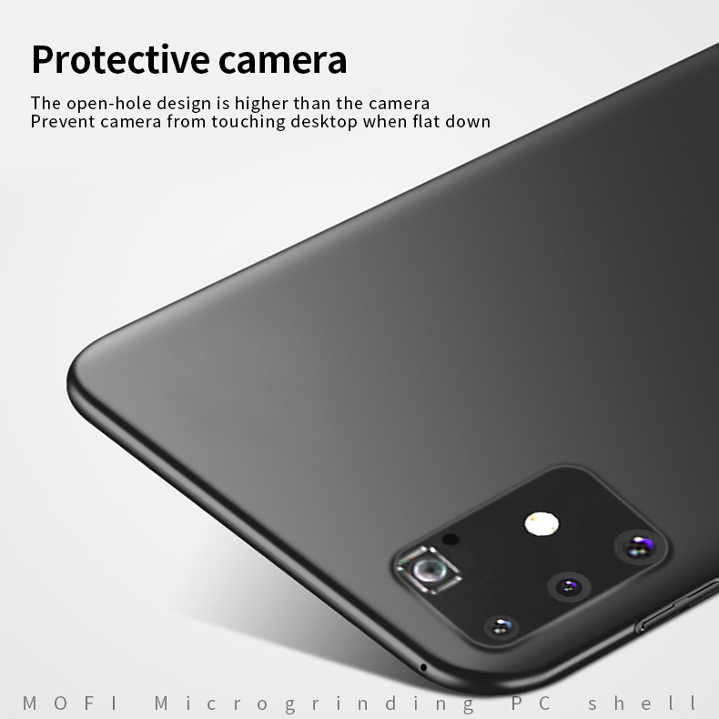 MOFI Shield Slim Matte Hard PC Shell Para Samsung Galaxy A91/S10 Lite - Preto