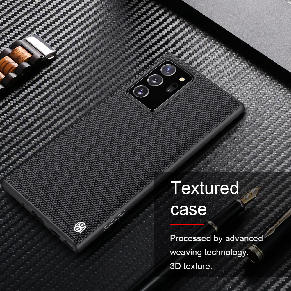 Nillkin Texturet Anti-fingerprint PC + TPU Телефона Для Samsung Galaxy Note20 Ultra 4G/5G