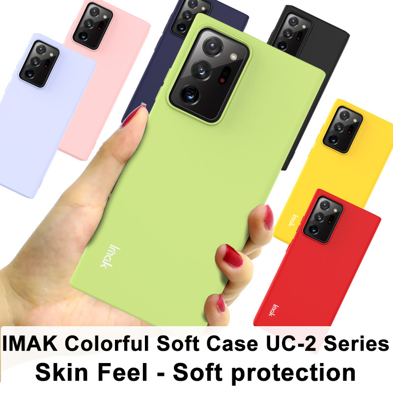 IMAK UC-2 Series Skin-skin Soft TPU Case Para Samsung Galaxy Note20 Ultra 5G / Galaxy Note20 Ultra - Preto