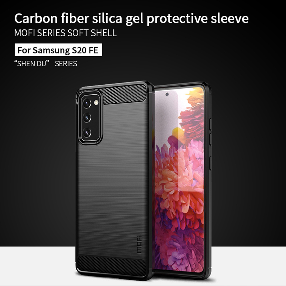 MOFI Soft TPU Back Case Für Samsung Galaxy S20 Fe/s20 fe 5G/S20 Lite/S20 fe 2022 - Schwarz