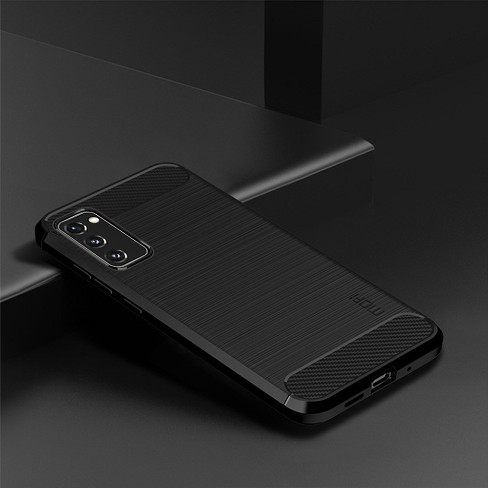 MOFI Soft TPU Back Back Pour Samsung Galaxy S20 fe / S20 fe 5g / S20 Lite / S20 fe 2022 - le Noir