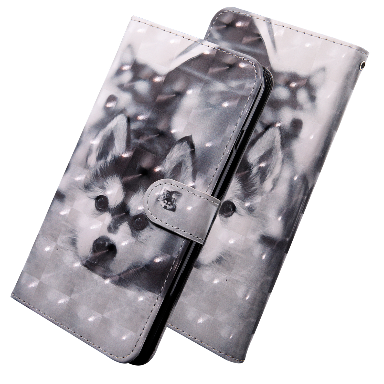 Patrón De Impresión Del Soporte De Cuero Para Samsung Galaxy S30 + Funda Protectora Con Cordón - Fornido-1