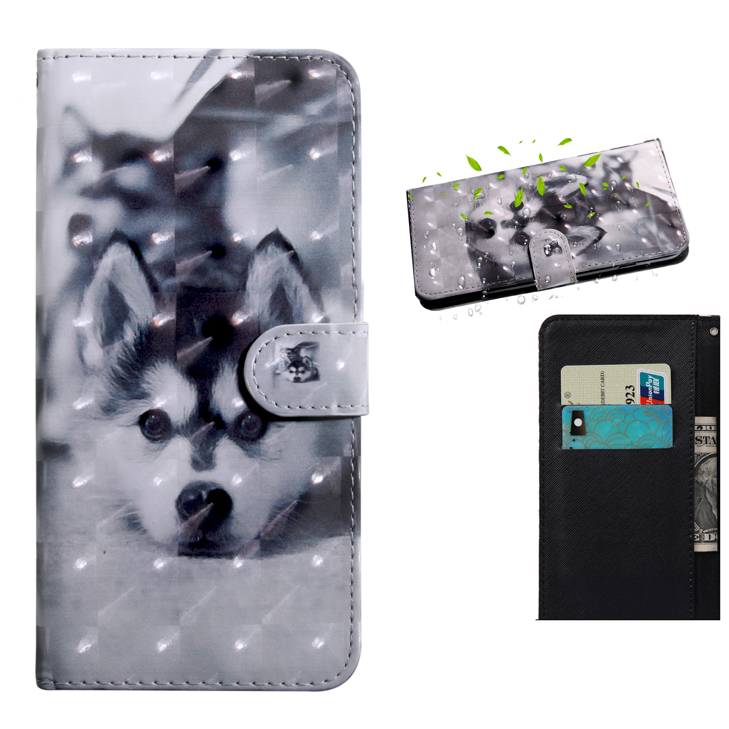 Patrón De Impresión Del Soporte De Cuero Para Samsung Galaxy S30 + Funda Protectora Con Cordón - Fornido-2