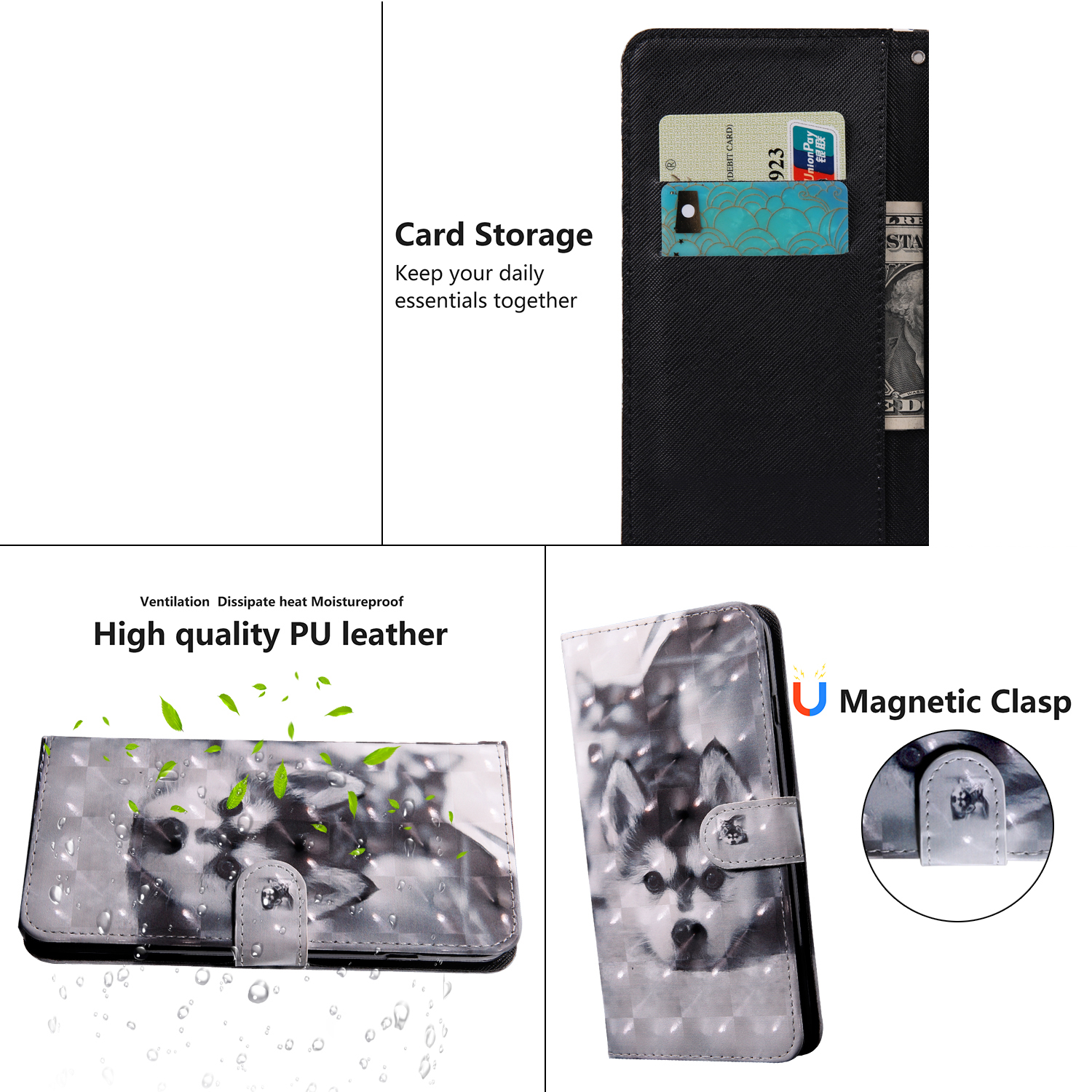 Patrón De Impresión Del Soporte De Cuero Para Samsung Galaxy S30 + Funda Protectora Con Cordón - Fornido-7