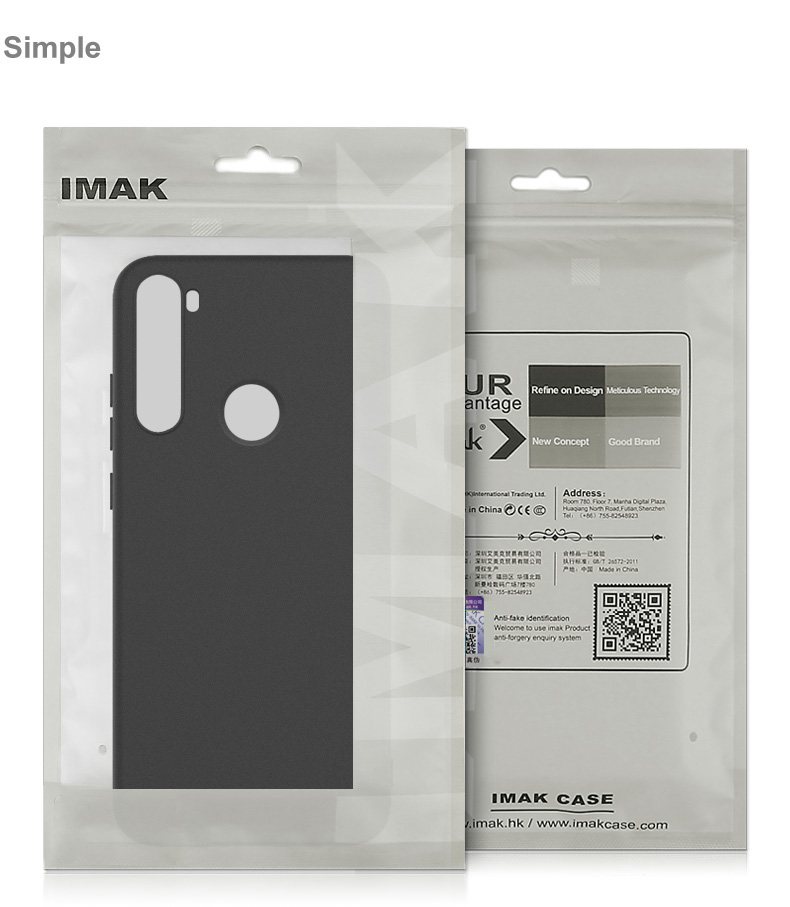 IMAK UC-2 Серии Skin-feel Мягкий Телефон TPU Для Samsung Galaxy A72 5G - Черный