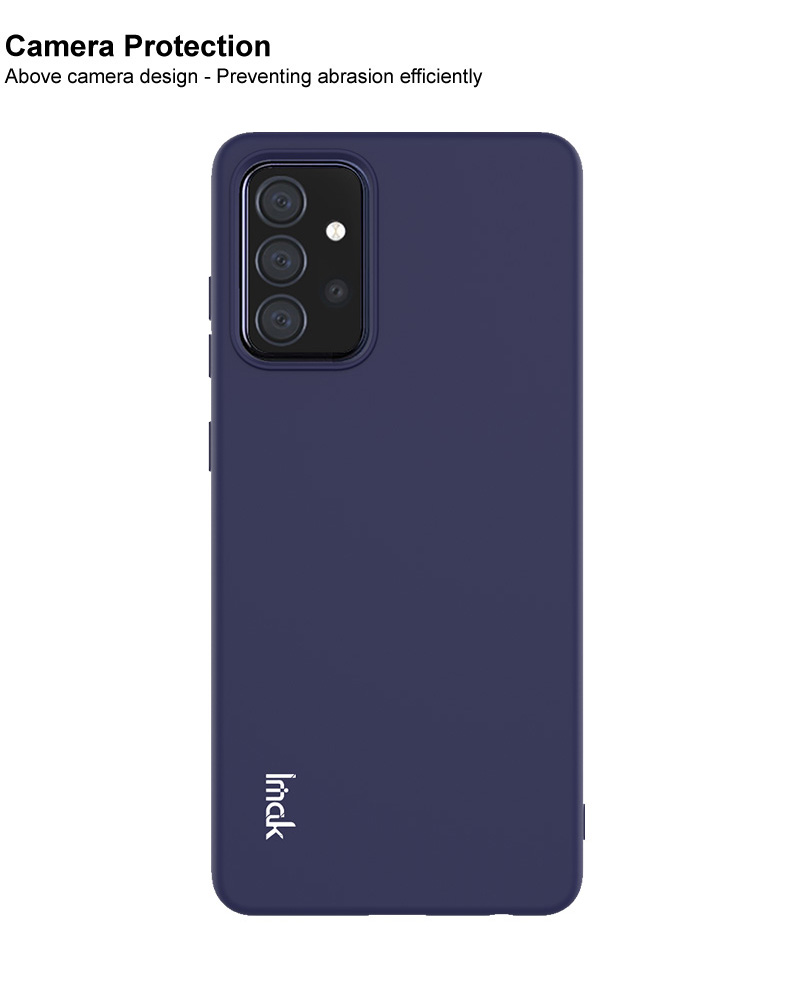 IMAK UC-2 Серии Skin-feel Мягкий Телефон TPU Для Samsung Galaxy A72 5G - Черный