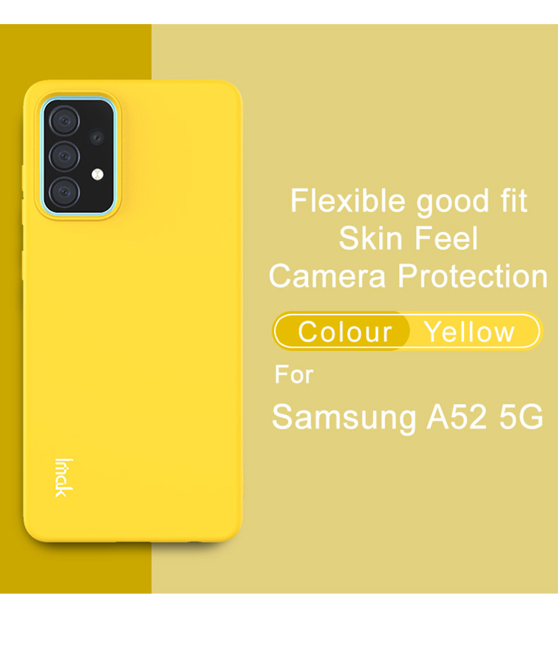 Imak UC-2 Серии Skin-feel Soft TPU Защитный Чехол Для Samsung Galaxy A52 4G/5G / A52s 5G - Розовый