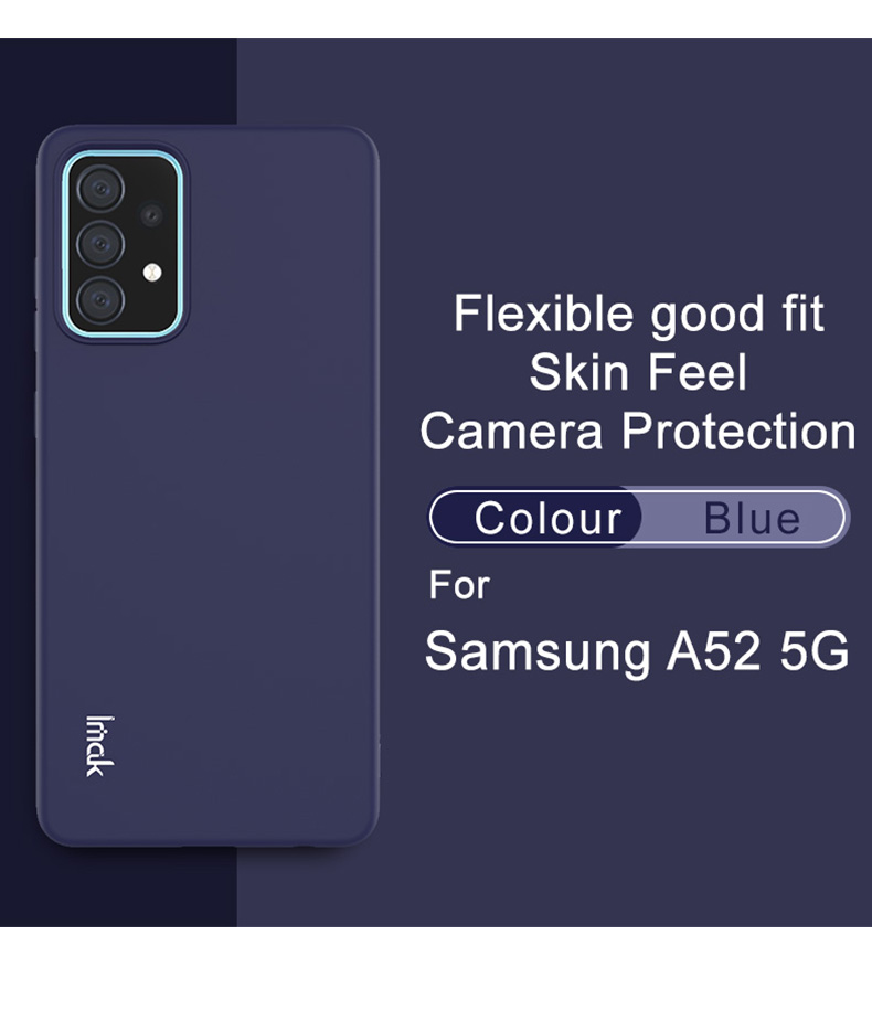 IMAK Uc-2-serie Skin-feel Soft TPU Phone Schutzhülle Für Samsung Galaxy A52 4G/5G / A52s 5g - Schwarz