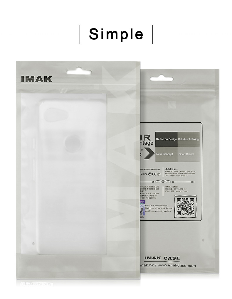 IMAK UX-5 Série Transparent Protection Super Soft TPU Tpe Téléphone Soft Téléphone Pour Samsung Galaxy A52 4g / 5G / A52s 5G