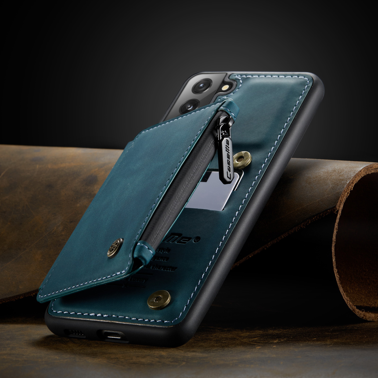 Caseme C20 Pocket Design Design PU - Черный