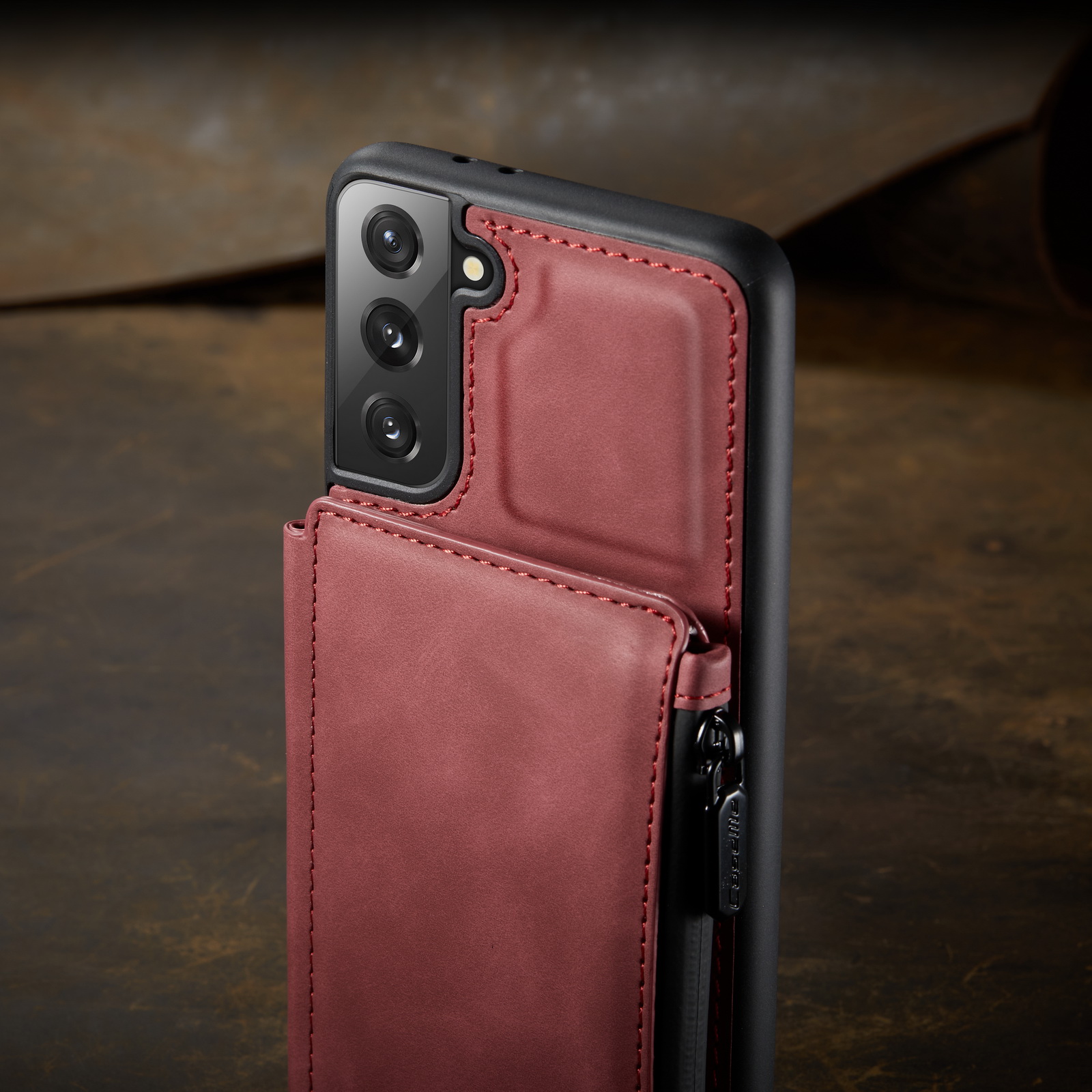 Caseme C20 Pocket Design Design PU - Черный