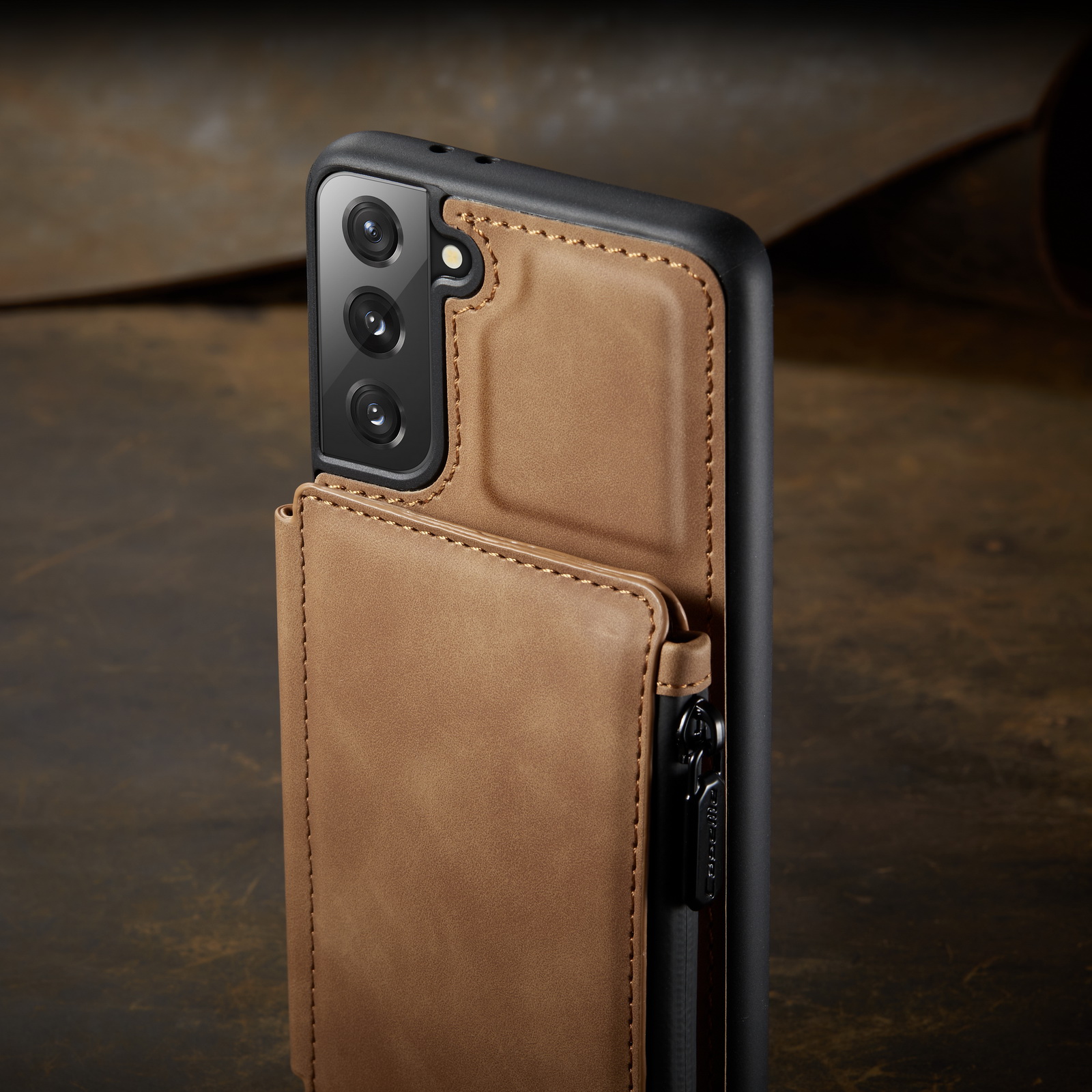 Caseme C20 Pocket Design Design PU - Черный