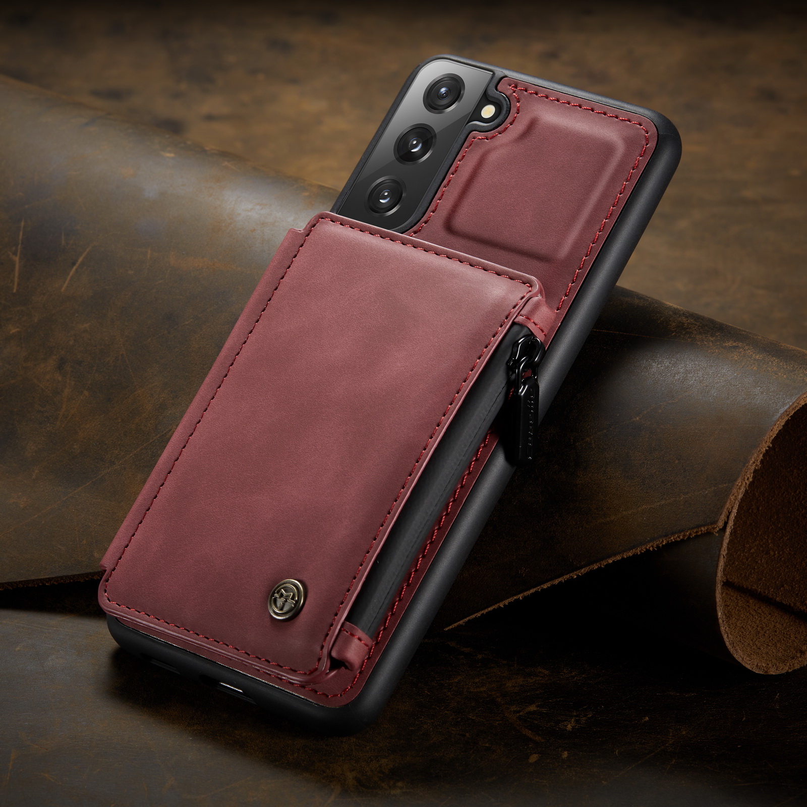 Caseme C20 Pocket Design Design PU - Черный