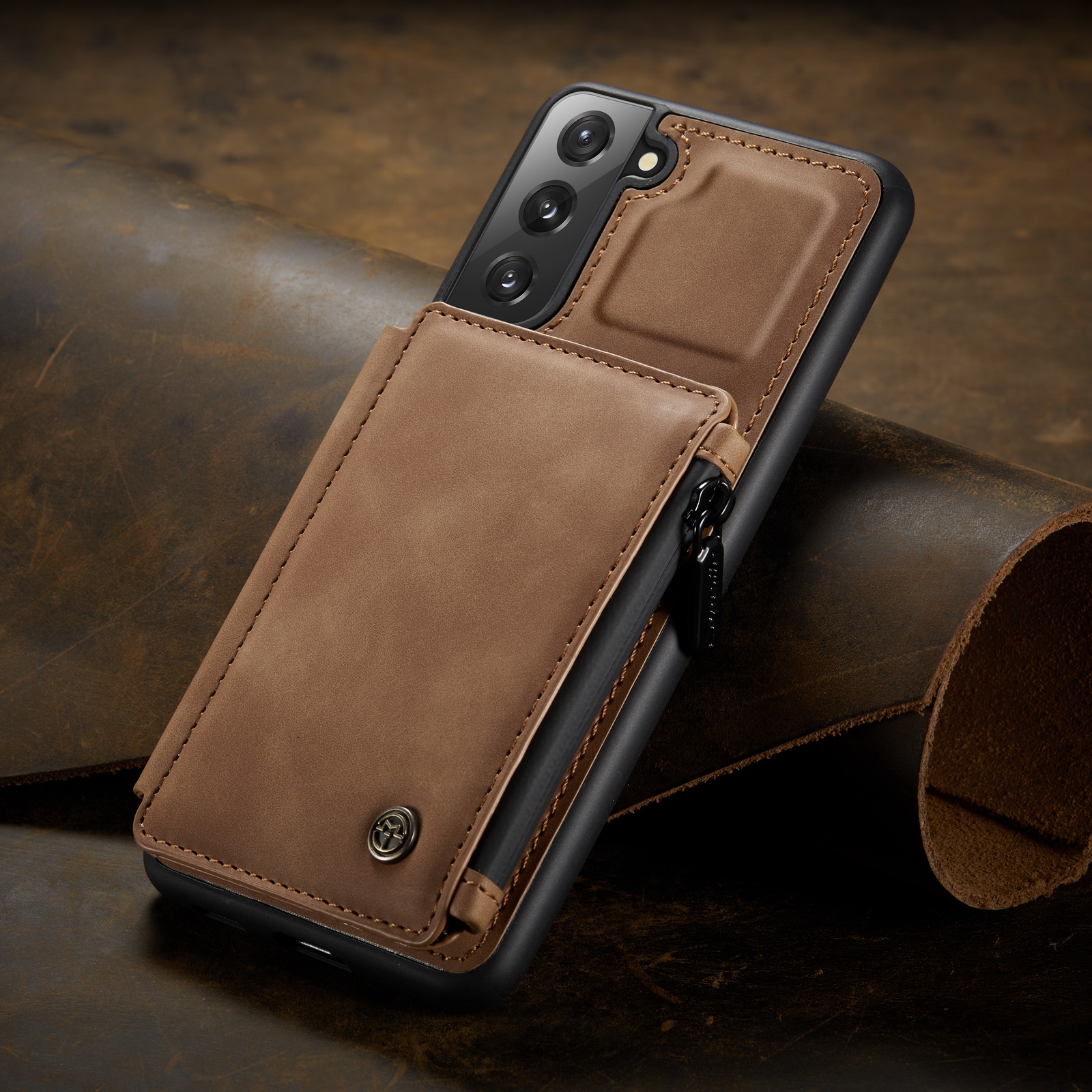 Caseme C20 Pocket Design Design PU - Черный